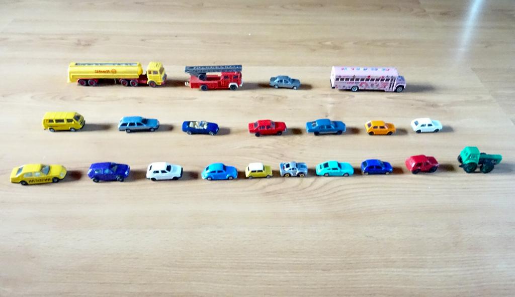 Modelauto’s voor de treinbaan, Overige merken, Gebruikt, Gelijkstroom of Wisselstroom, Overige typen