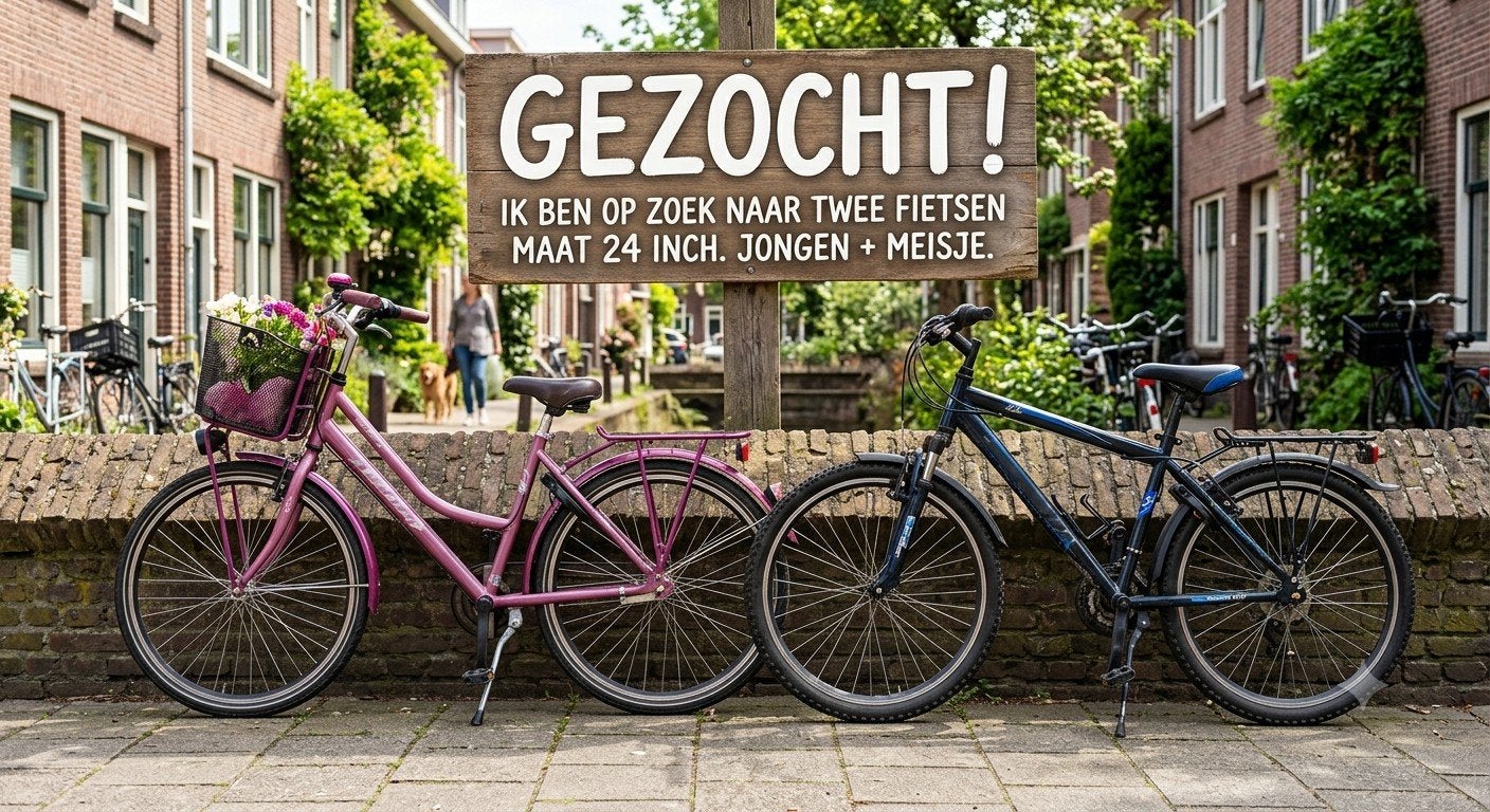 Gezocht: Twee fietsen, 24 inch (jongen + meisje), Minder dan 49 cm, Ophalen of Verzenden, Gebruikt, Overige merken