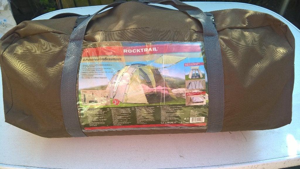 TE koop aangeboden mooi.rocktrail tent 4xpersons., Ophalen of Verzenden, Zo goed als nieuw, Tot en met 4