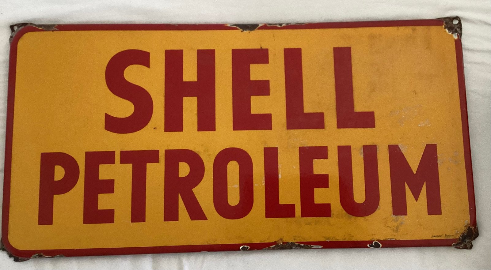 Oud Reclamebord Shell uit Dieren, Verzamelen, Ophalen of Verzenden, Gebruikt, Reclamebord
