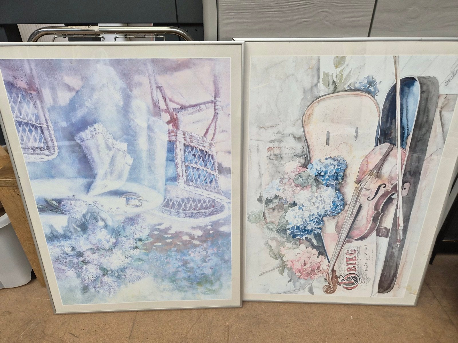 2 grote fotolijsten  60x80 alleen samen, Ophalen, Minder dan 50 cm, Schilderij