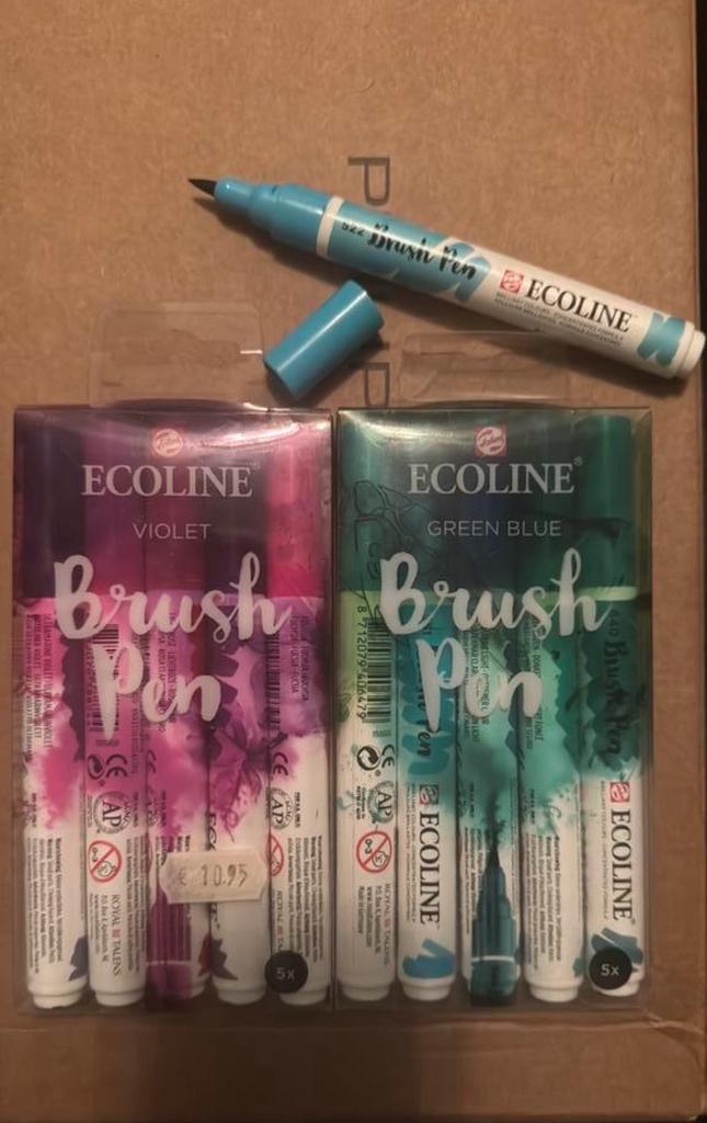 Beush pennen roze en groen, Ophalen of Verzenden, Nieuw
