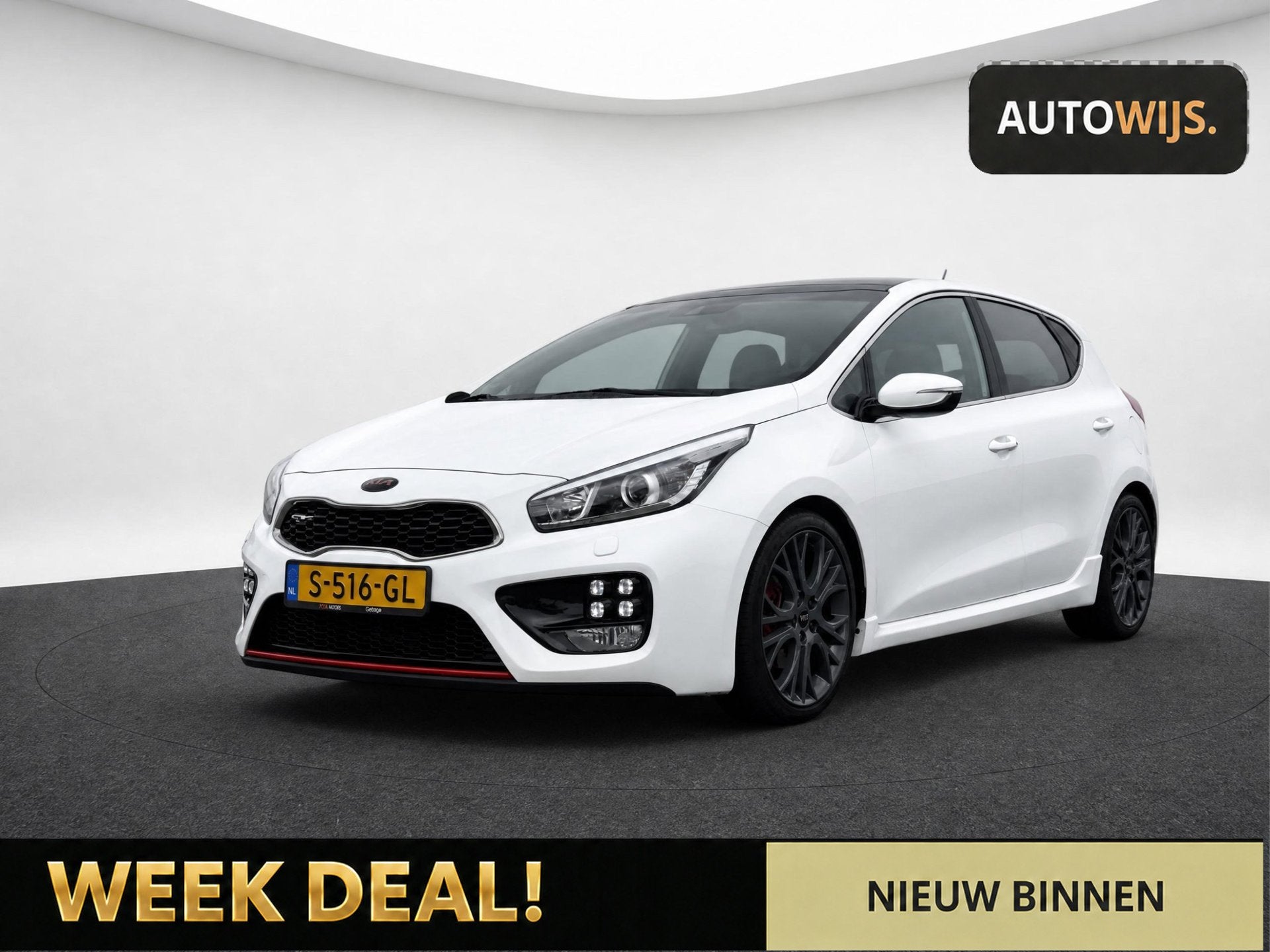 Kia Cee'd 1.6 GT|204PK|Xenon|Pano|Camera|Stuurverw, Auto's, Voorwielaandrijving, Euro 5, 1591 cc, 4 cilinders