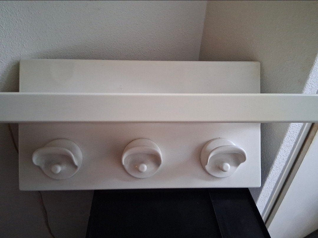 Kartell zeldzaam Design kapstok & hoedenplank in 1 óók Zwart, Huis en Inrichting, Woonaccessoires | Kapstokken, Wandkapstok, Gebruikt