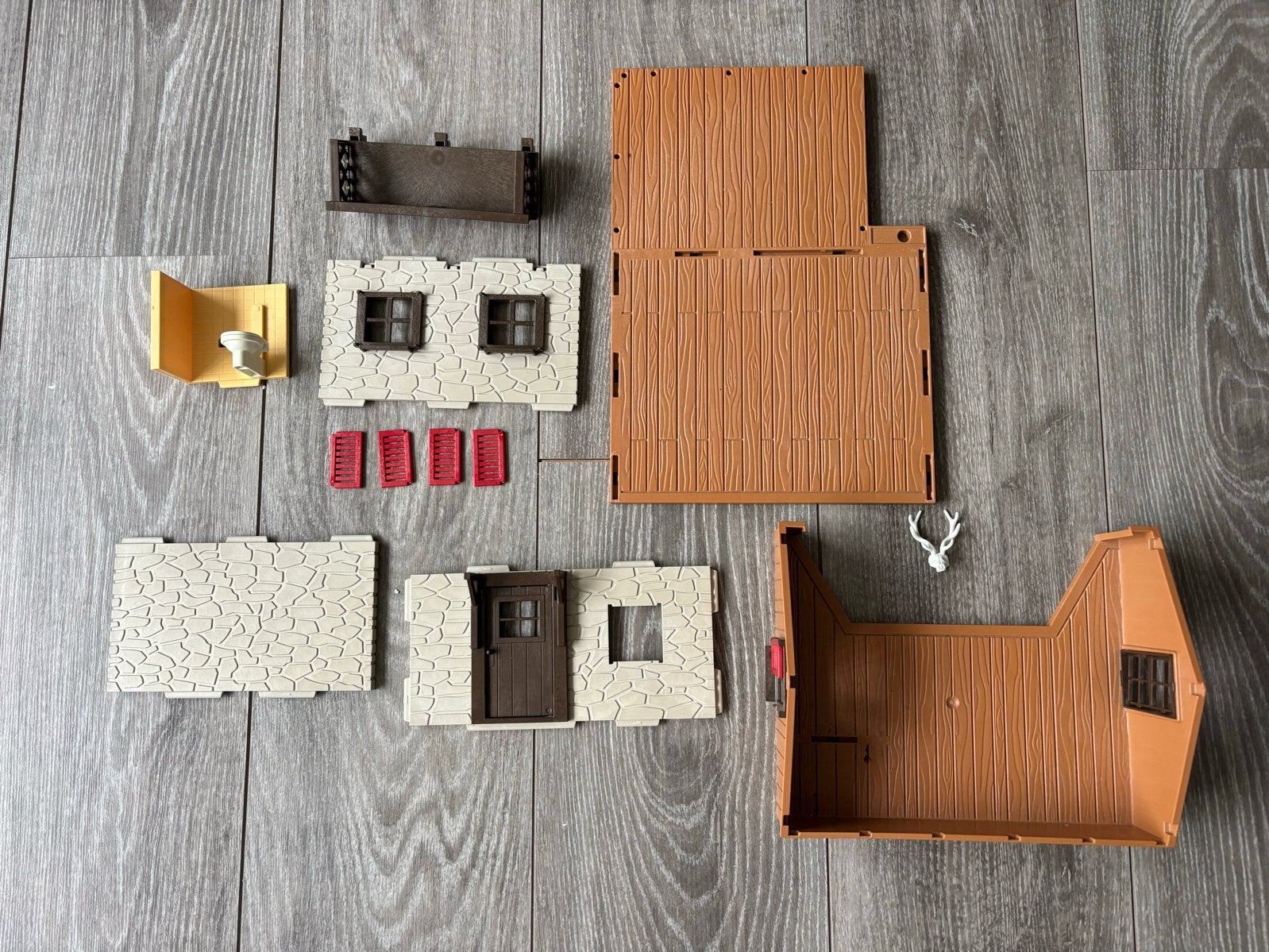 Playmobil losse onderdelen berghut, Ophalen of Verzenden, Gebruikt, Losse onderdelen, Gebouw