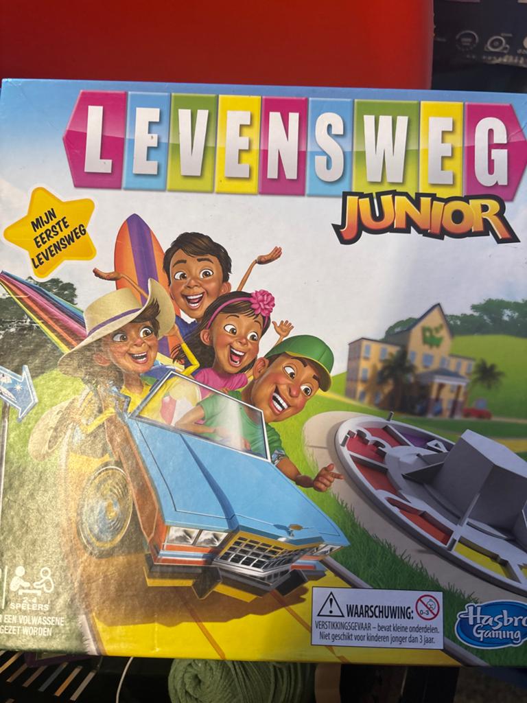 Levensweg Junior - Mijn Eerste Levensweg Bordspel, Drie of vier spelers, Ophalen, Gebruikt