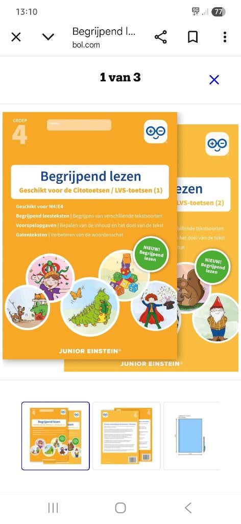 Einstein citotoets groep 4, Boeken, Verzenden, Nieuw, Overige niveaus, Nederlands