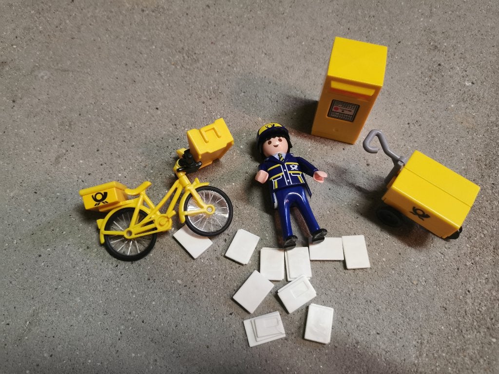 Playmobil postbode, Ophalen of Verzenden, Zo goed als nieuw