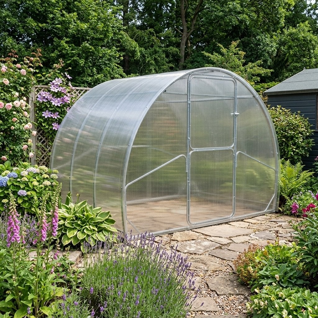 Tunnelkas, Boogkas, Tuin en Terras, Staal, Dijk en Waard, Polycarbonaat, Verzenden