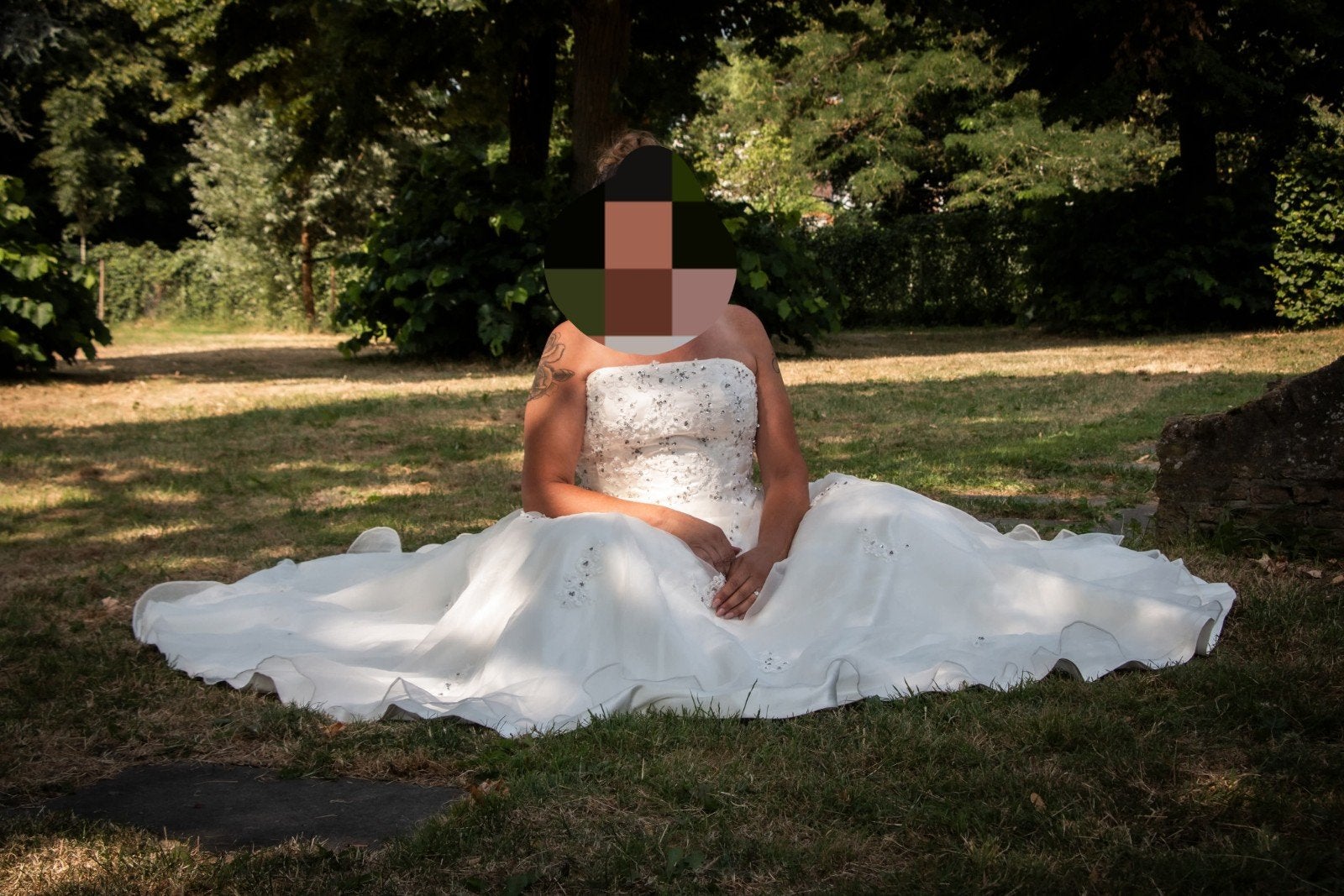 Prachtige trouwjurk met bolero vanaf maat 44, Trouwjurk, Wit, Ophalen of Verzenden, Onbekend