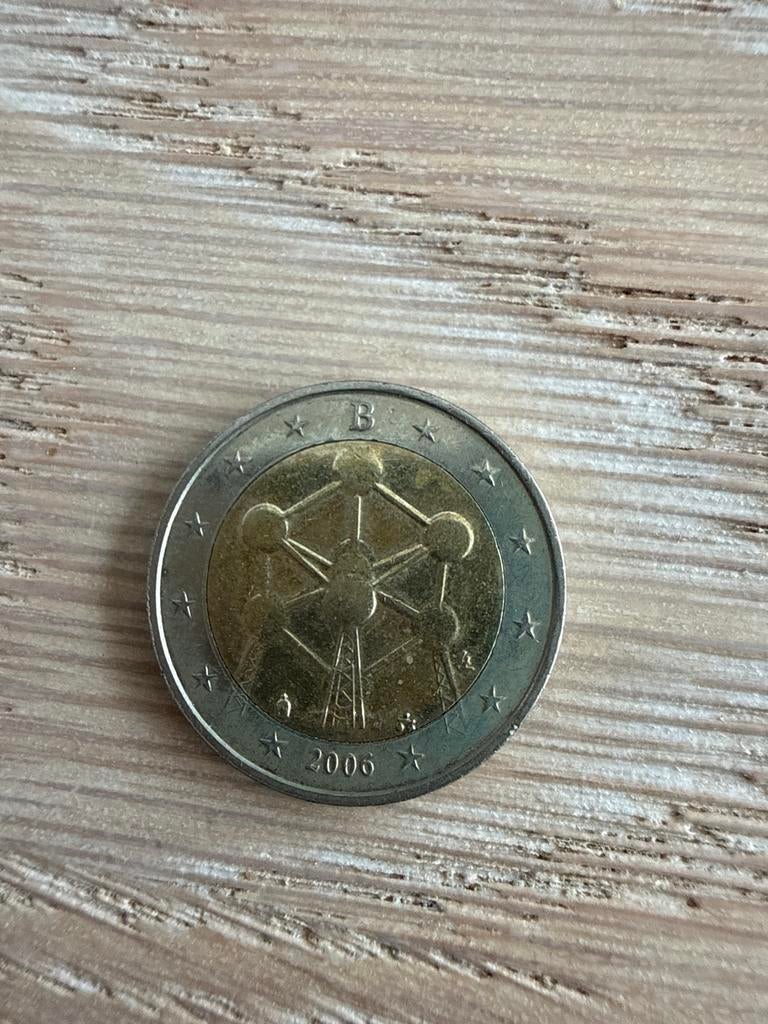 2 Euro Munt België 2005 Atomium, Ophalen of Verzenden, België, 2 euro, Losse munt