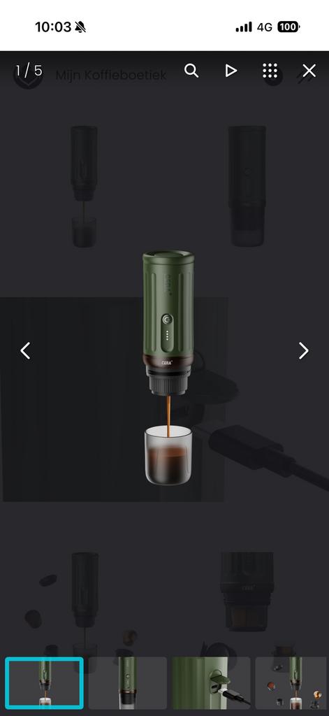 Cerapresse nespreso maker, Ophalen of Verzenden, Zo goed als nieuw
