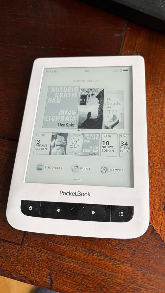 PocketBook Touch Lux 3 e-reader - defect, Computers en Software, E-readers, Ophalen of Verzenden, Zo goed als nieuw, 4 GB of minder
