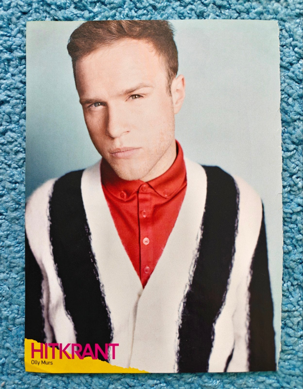 Olly Murs poster hitkrant, Rechthoekig Staand, A4 of kleiner, Nieuw, Ophalen of Verzenden