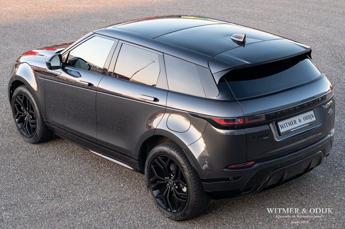 Land Rover Range Rover Evoque 1.5 P300e AWD Black Pack, Pano, Automaat, Zwart, Leder, Bedrijf