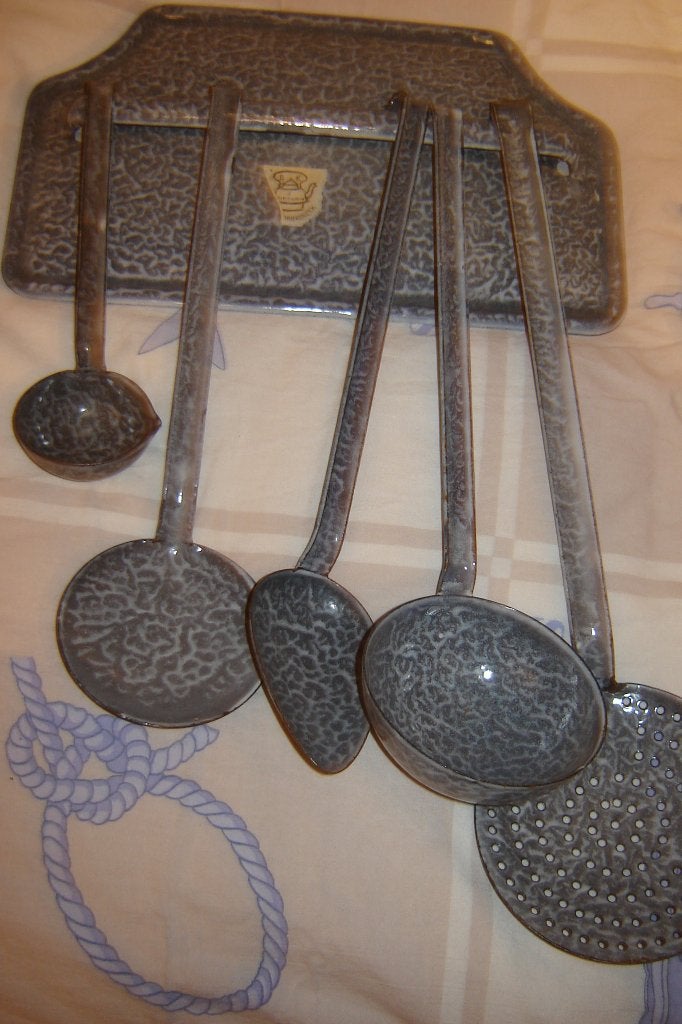 EMAILLE GRIJS, Ophalen of Verzenden
