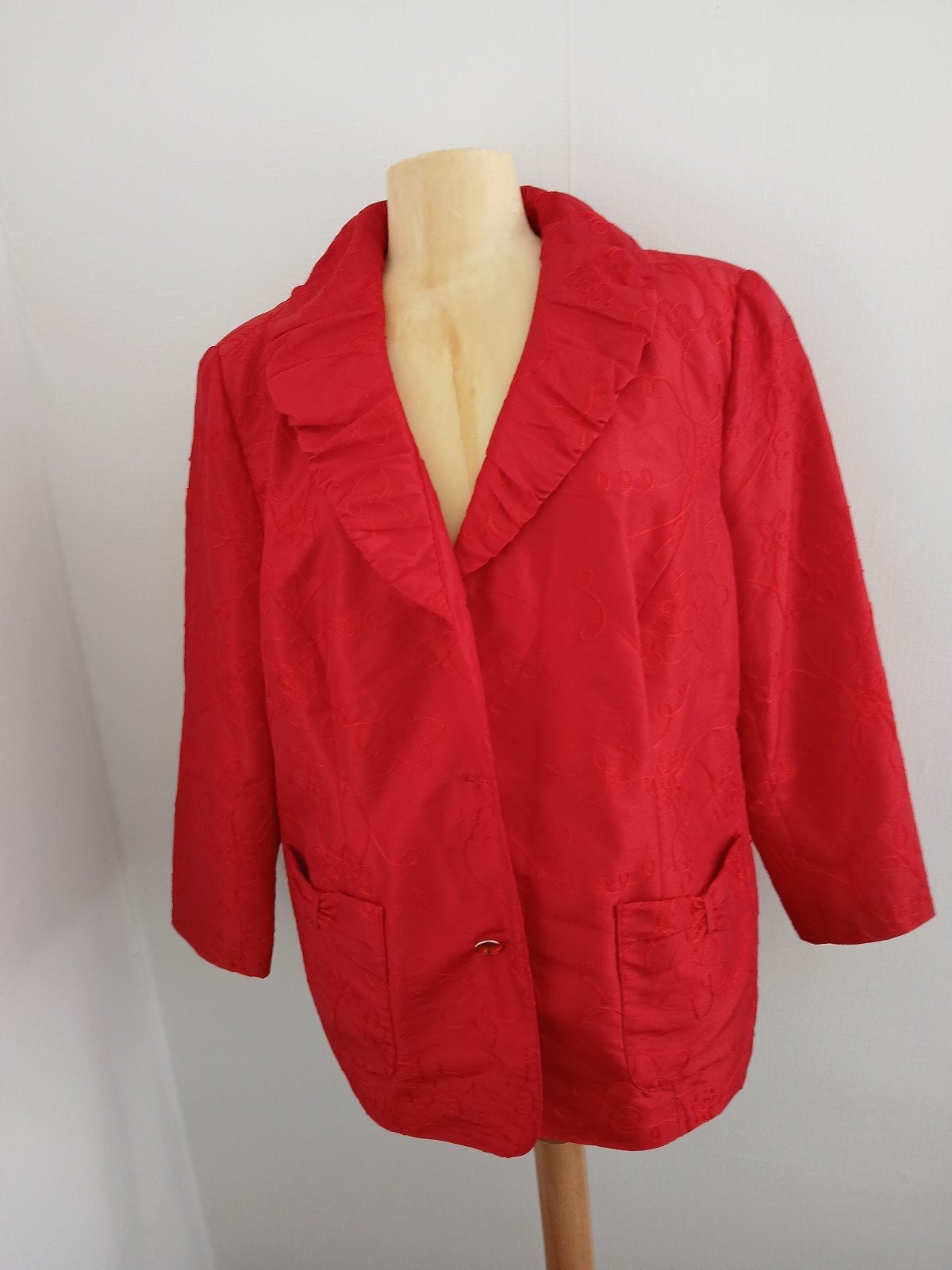 Emotions leuk rood jasje mt 46 48, Verzenden, EMOTIONS, Maat 46/48 (XL) of groter, Nieuw