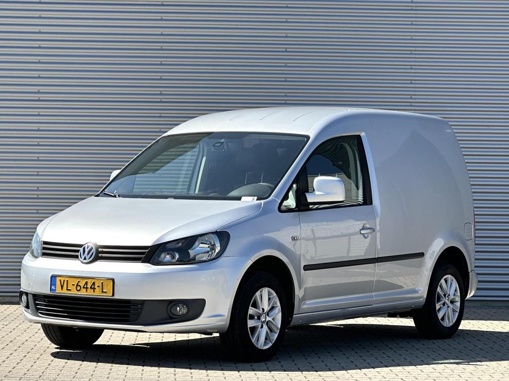 Volkswagen Caddy 1.6 TDI DSG automaat Navi|Cruise|Trekhaak, Euro 5, Stof, Gebruikt, Zwart