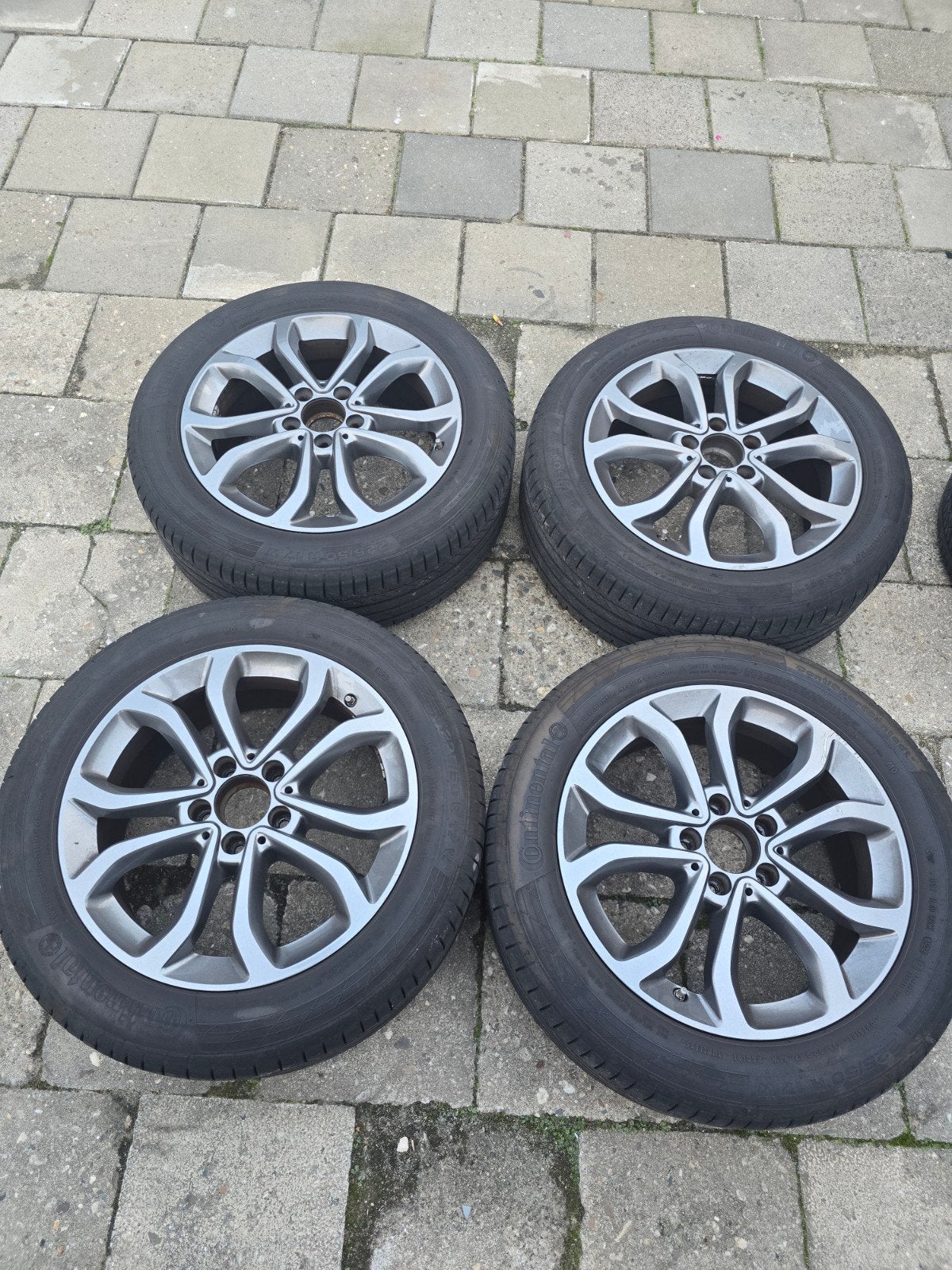Te koop 4mooie velgen met goede banden, Ophalen, Overige, Gebruikt, Banden en Velgen
