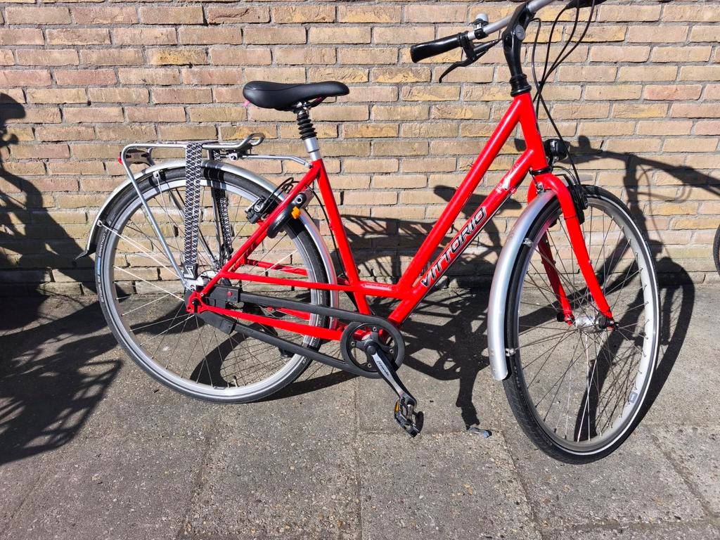 Damesfiets 50 cm, kettingaandrijving, Rohloff 14 versn., Gebruikt, Velgrem, Versnellingen, 50 tot 53 cm