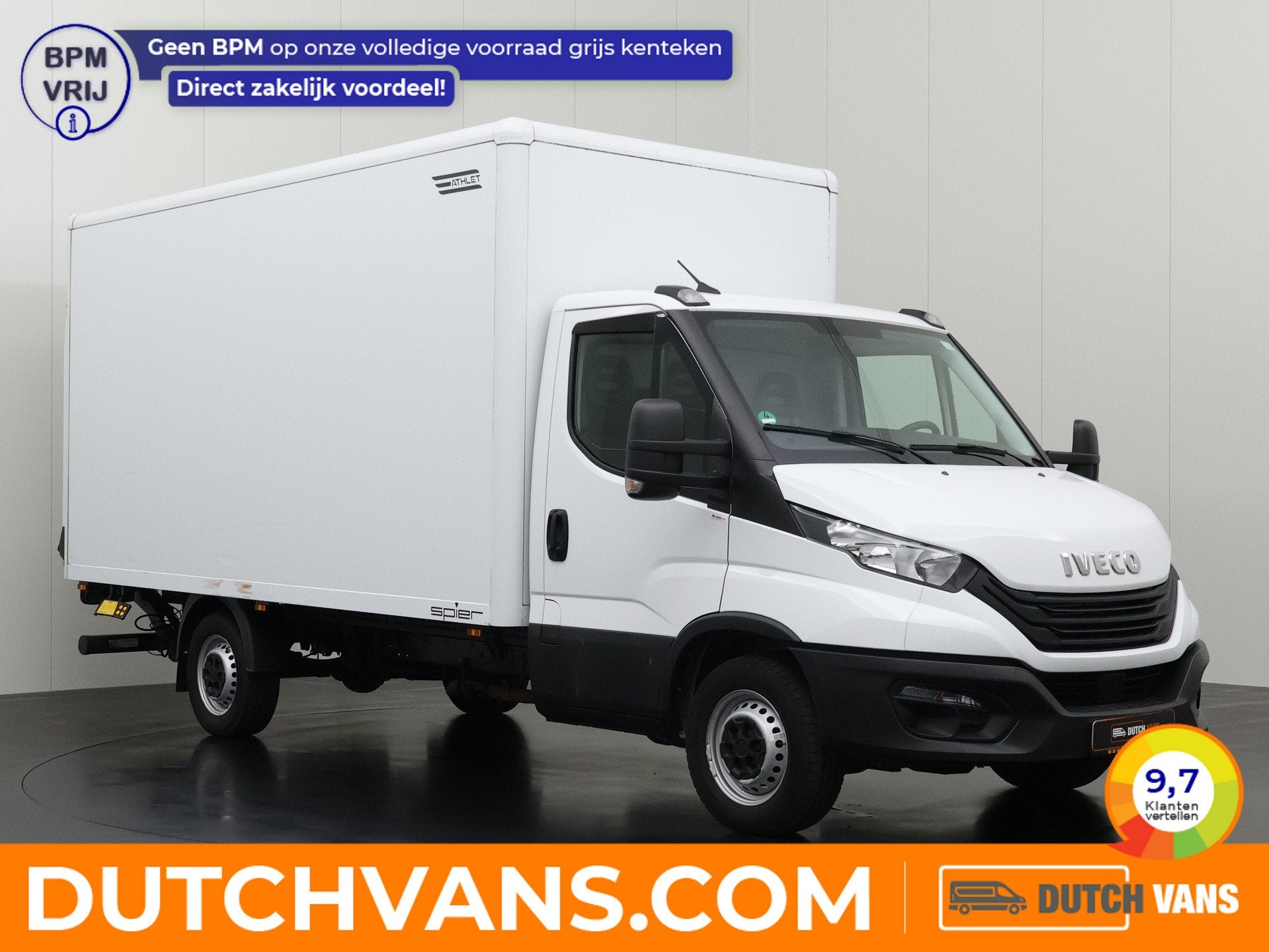 Iveco Daily 140PK Bakwagen+Laadklep | Airco | Camera | Cruis, Auto's, 136 pk, Gebruikt, Euro 6, Iveco
