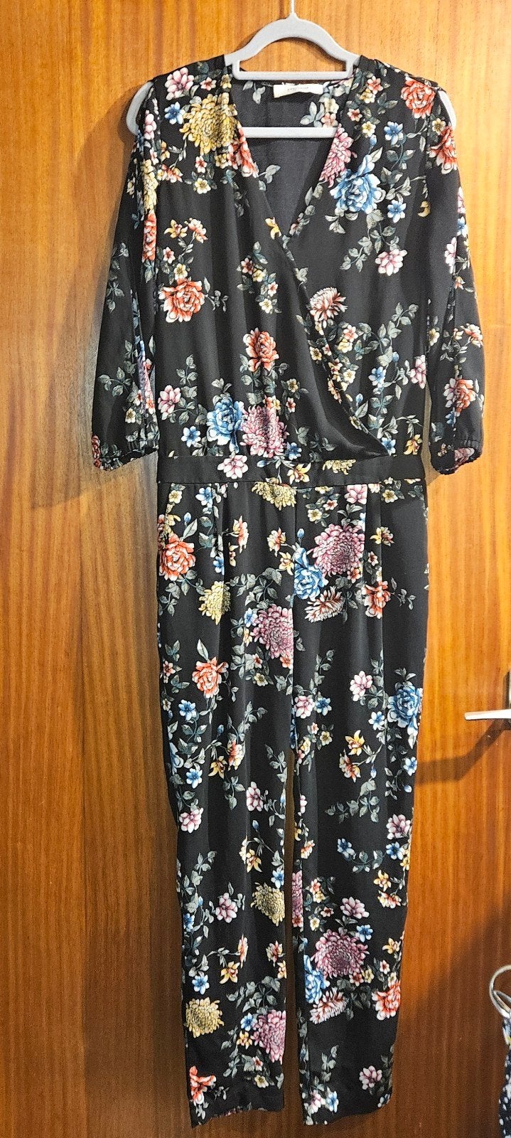 Jumpsuit bloemen promod 38, Kleding | Dames, Maat 38/40 (M), Meerkleurig, Zo goed als nieuw, Promod