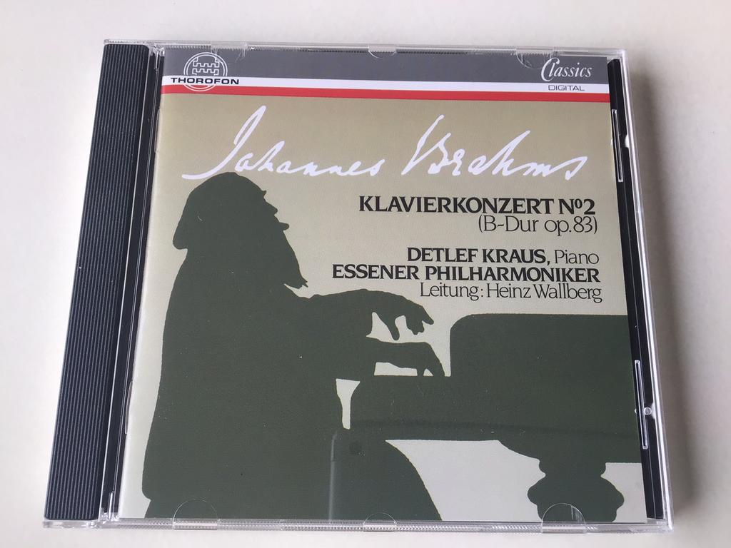 Brahms Klavierkonzert no.2 / Detlef Kraus / Heinz Wallberg, Ophalen of Verzenden, Romantiek, Zo goed als nieuw, Orkest of Ballet