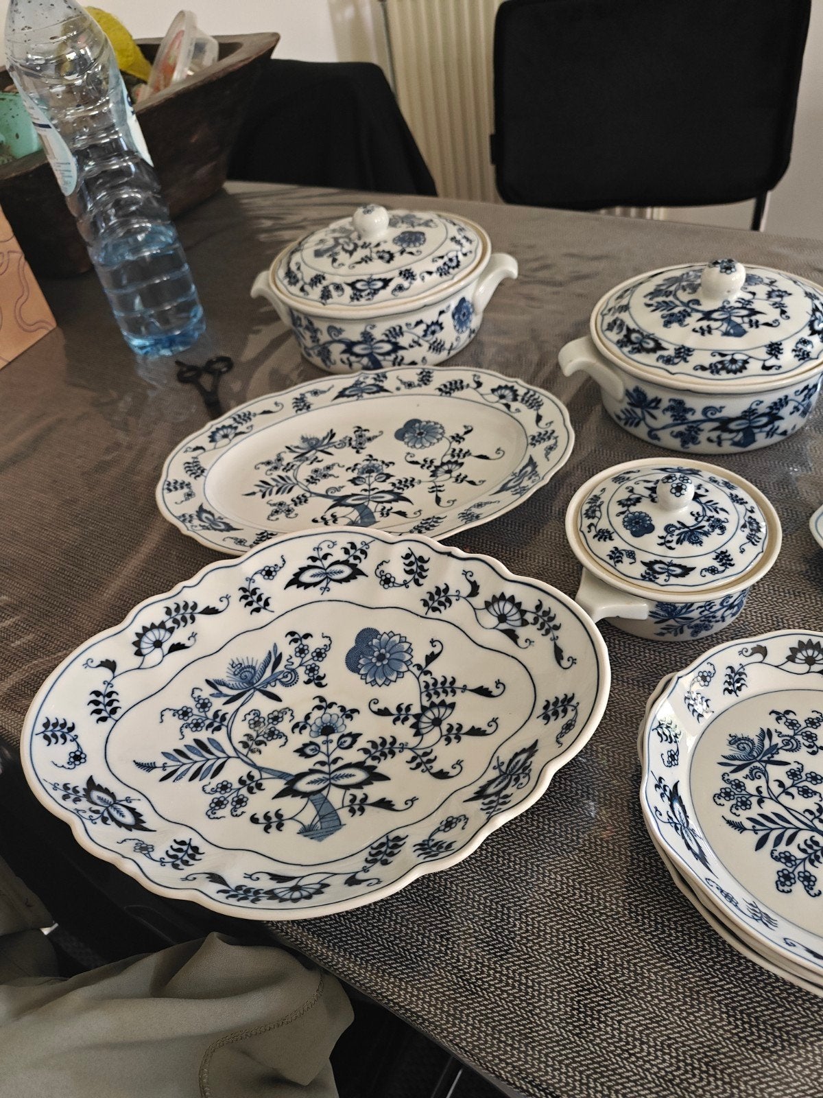Uitgebreid Blue Danube servies - Zeer goede staat, Ophalen, Overige merken, Overige typen, Zo goed als nieuw
