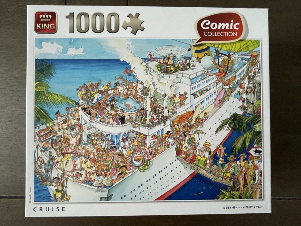 Puzzel van King 1000 stukjes compleet, Hobby en Vrije tijd, Denksport en Puzzels, Ophalen of Verzenden, 500 t/m 1500 stukjes, Gebruikt