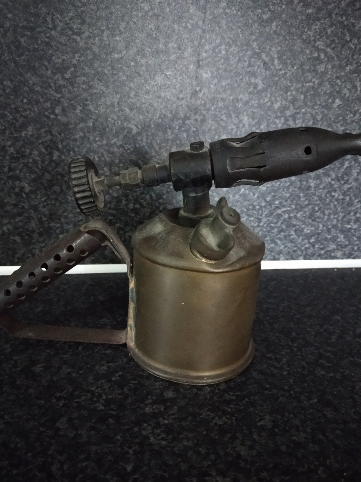 Koperen gasbrander., Ophalen of Verzenden
