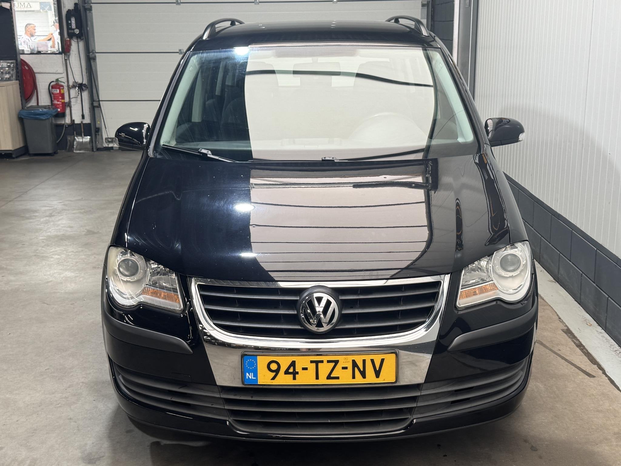 Volkswagen Touran 1.4 TSI Optive, Voorwielaandrijving, Stof, Gebruikt, Zwart