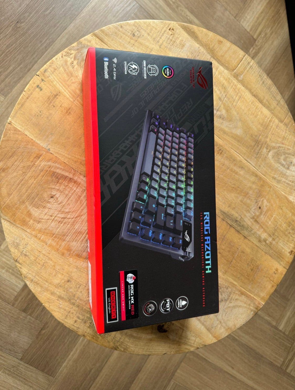ASUS ROG Azoth gaming toetsenbord draadloos QWERTY, Ophalen, Gaming toetsenbord, Zo goed als nieuw, Draadloos