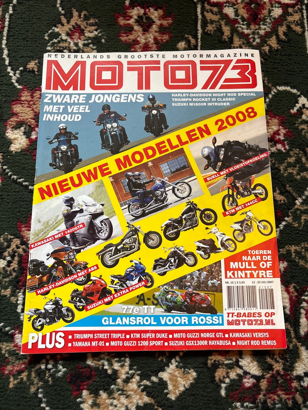 Moto73 Magazine - Nieuwe Modellen 2008, Boeken, Ophalen of Verzenden, Gelezen, Algemeen
