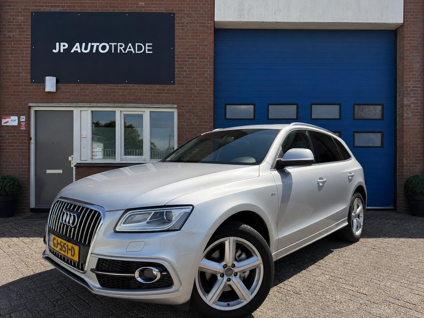 Audi Q5 2.0 TFSI Quatro S-Edition | S-line | Led | Navi |, Gebruikt, 4 cilinders, Leder en Stof, Bedrijf