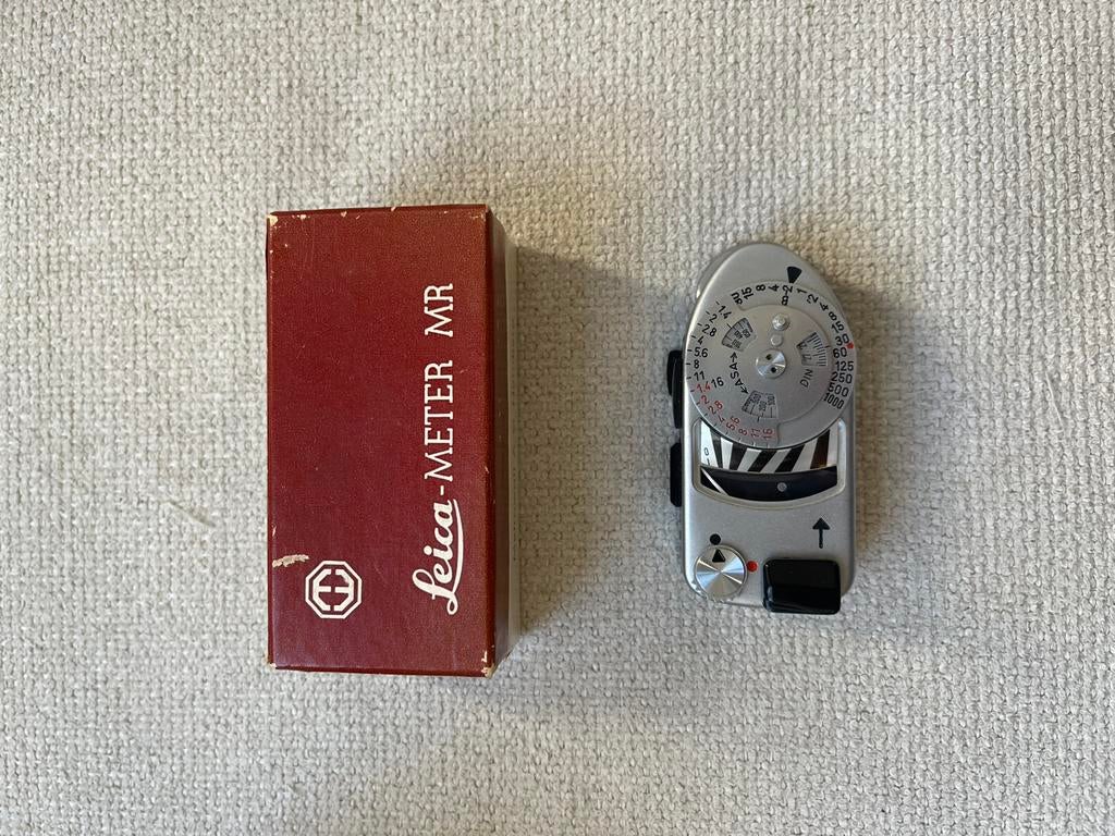 Leica-Meter MR (Zilver/Chrome) – In originele doos, Ophalen of Verzenden, Zo goed als nieuw, Compact, Leica