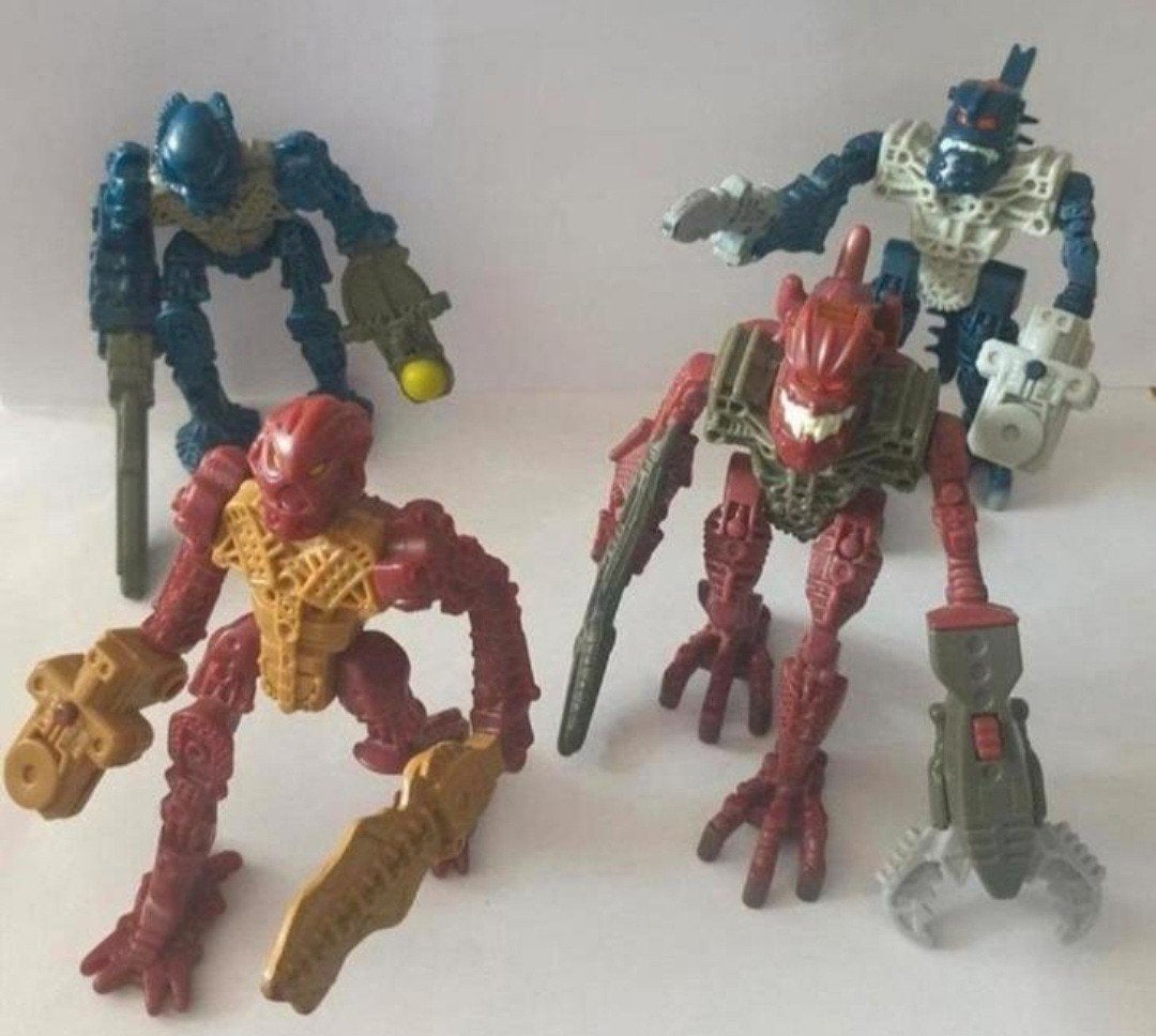 Lego Bionicle McDonalds Hakann, Vezok, Toa Hahli, Toa Jaller, Bionicle, Lego, Overige typen, Ophalen of Verzenden