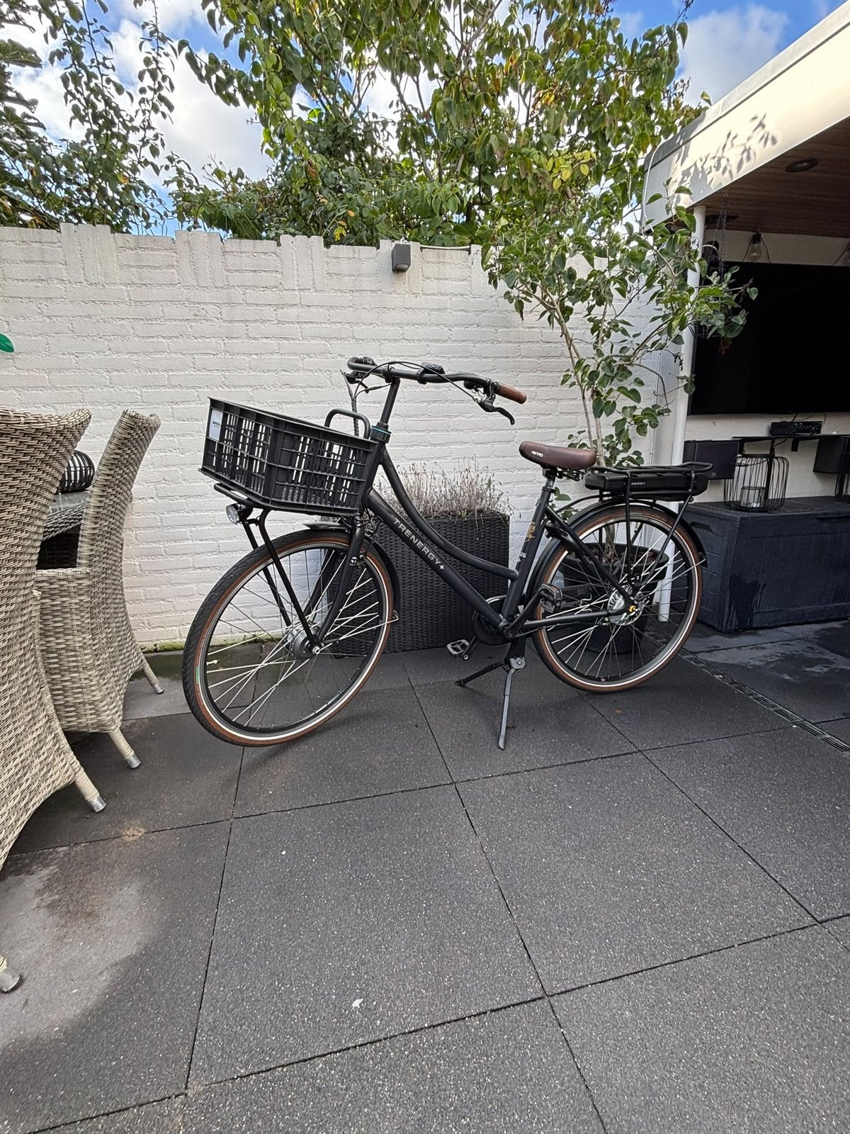 Trenergy zuidwester transport fiets in nieuwstaat, Fietsen en Brommers, Ophalen, Zo goed als nieuw, Overige merken