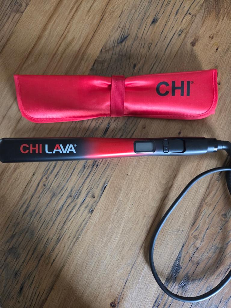 CHI Lava Stijltang met hittebestendige mat, Sieraden, Tassen en Uiterlijk, Uiterlijk | Haarverzorging, Ophalen of Verzenden, Zo goed als nieuw