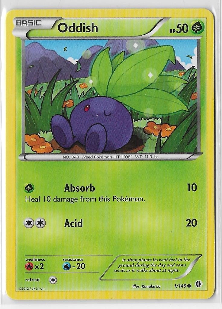 Boundaries Crossed,  Oddish [common] 1/149, Verzenden, Nieuw, Losse kaart