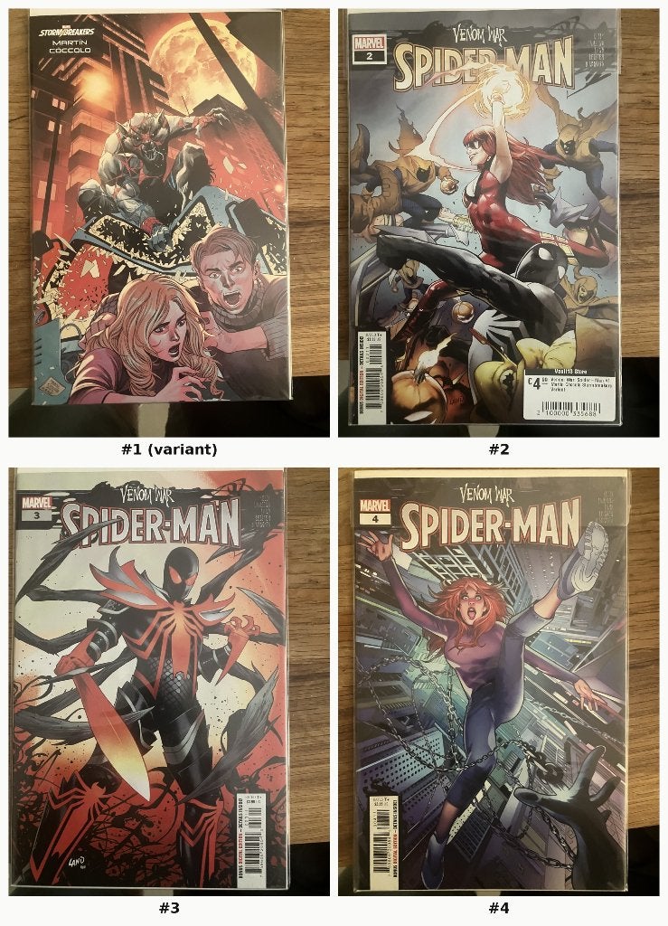 Venom War: Spider-Man #1-4, Eén comic, Verzenden, Zo goed als nieuw, Amerika
