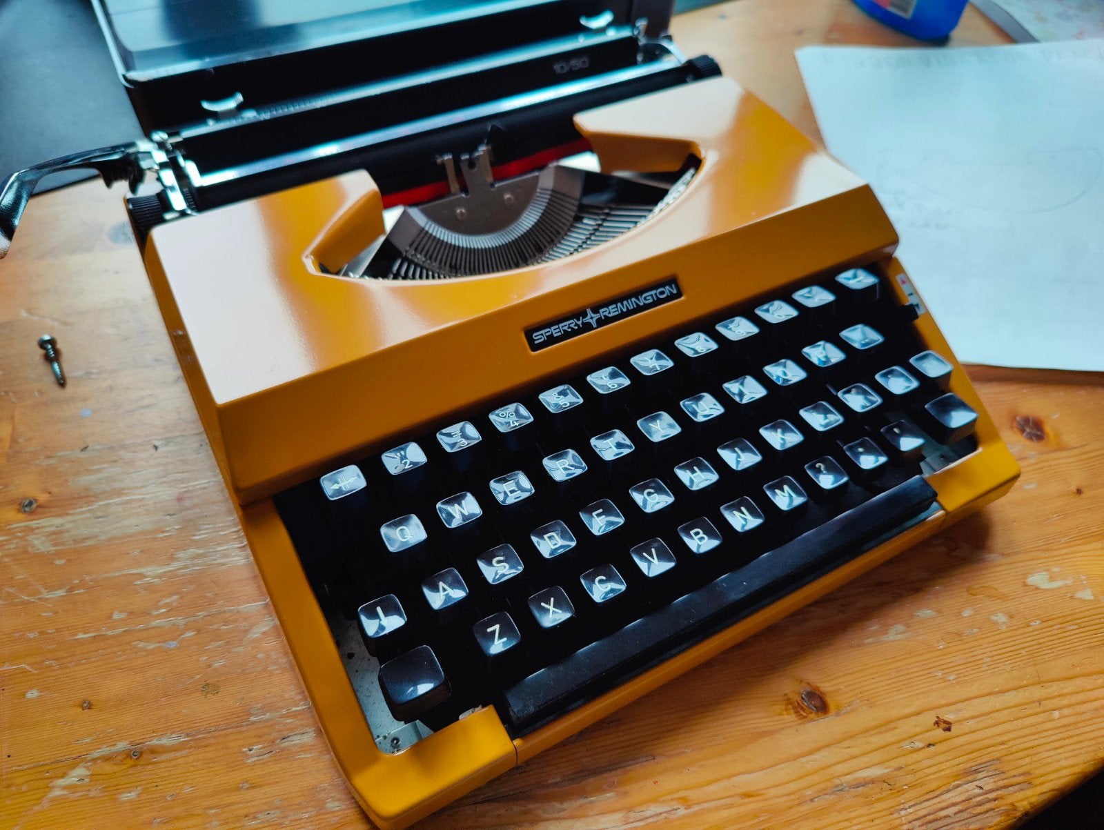 Sperry Remington Geel, Diversen, Typemachines, Ophalen of Verzenden
