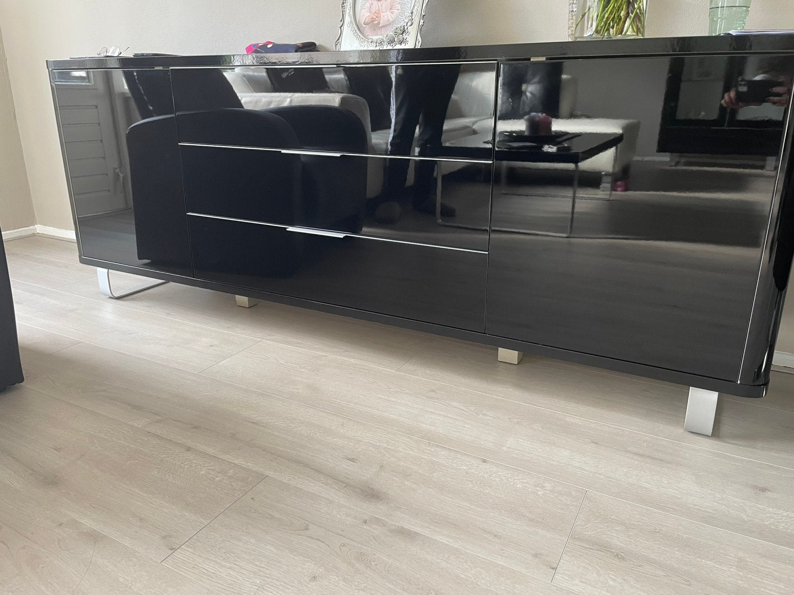 Dressoir Tvmeubel+salon tafel samen.(Kan ok apart), Zo goed als nieuw, Minder dan 100 cm, 25 tot 50 cm, 50 tot 100 cm