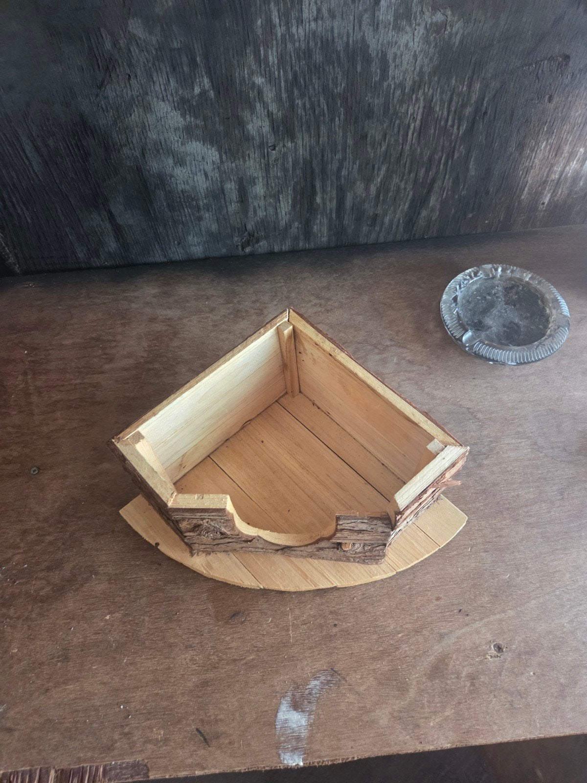 houten driehoek huisje 23x23, Ophalen of Verzenden
