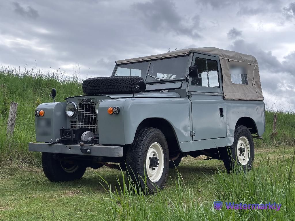 Prachtige Land Rover Serie 2A uit 1962, 1416 kg, Zwart, 4 cilinders, Handgeschakeld