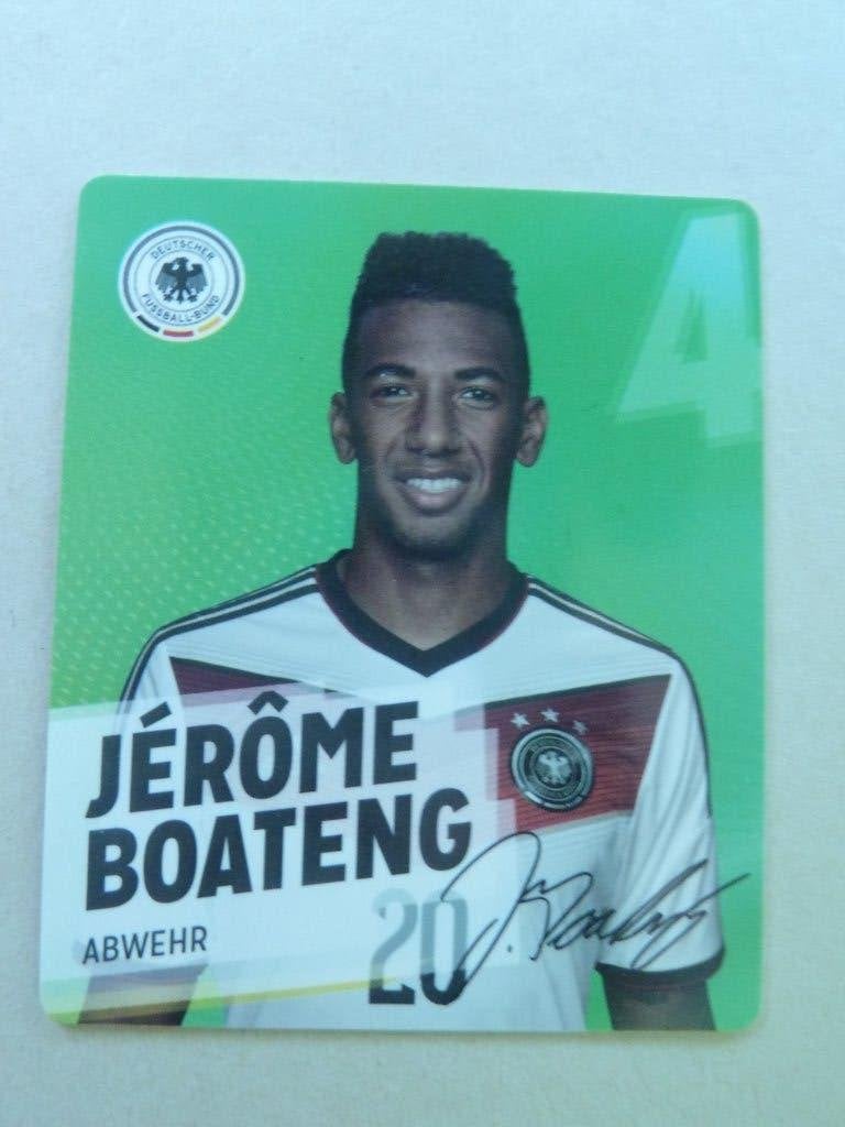 Card.  Jerome.Boateng  Deutsche Fussballbond, Ophalen of Verzenden, Zo goed als nieuw, Buitenlandse clubs, Overige typen