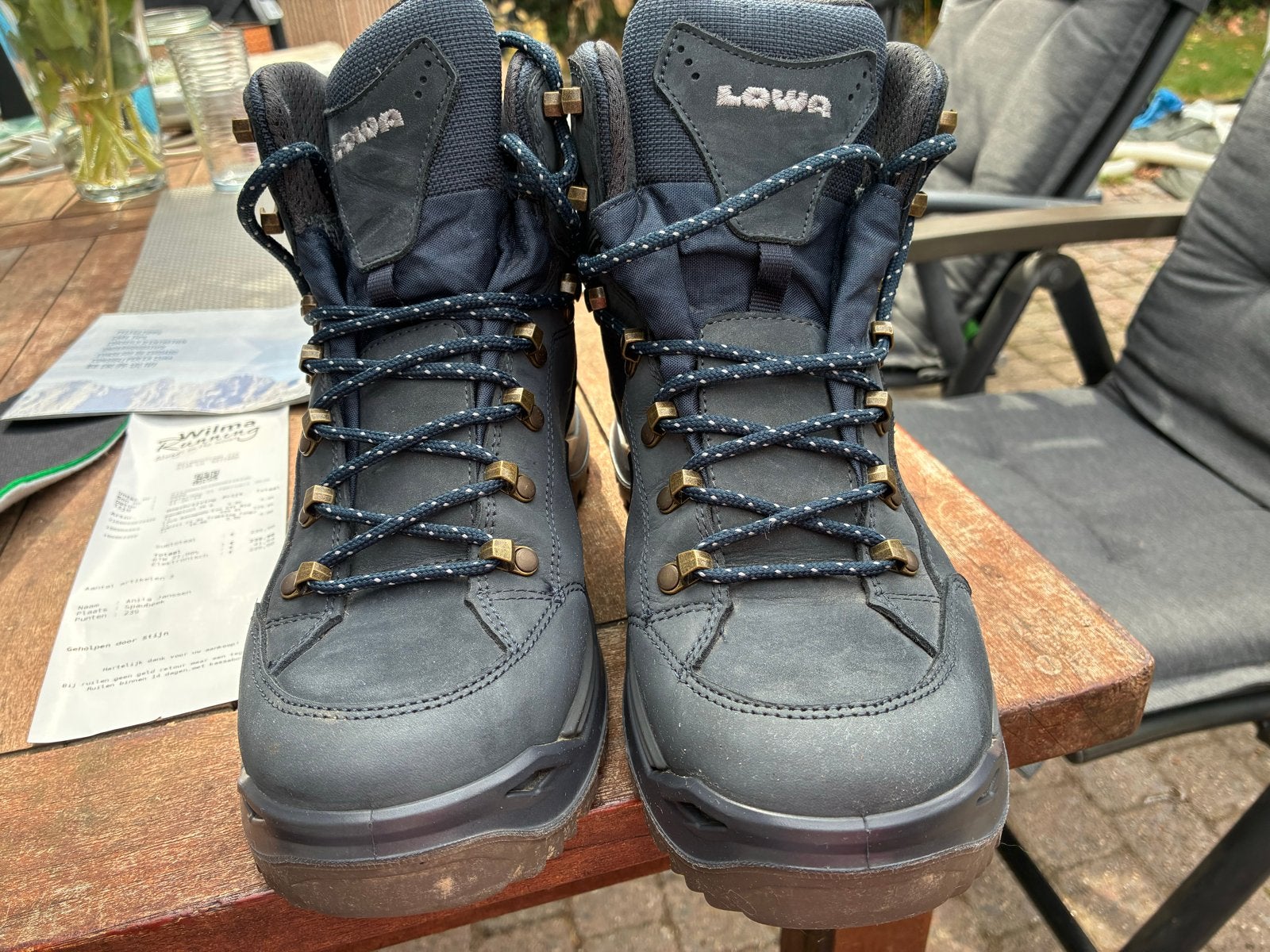 Lowa Renegade Evo GTX Mid wandelschoenen - EU 42 (UK 8), Ophalen of Verzenden, Zo goed als nieuw, Schoenen