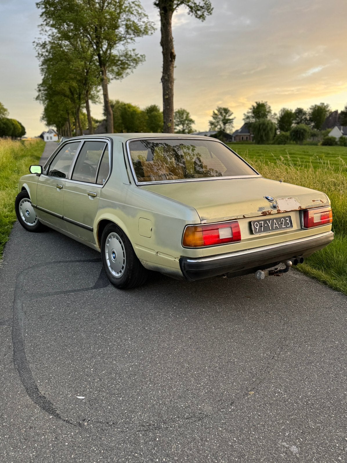 BMW E23 733i 1977 Groen. Oldtimer, LPG, APK en MRB vrij!, foto 10