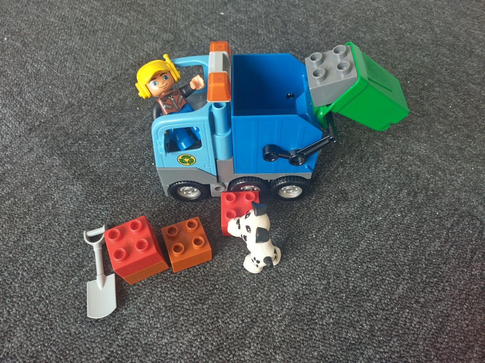 Lego duplo set 10519 vuilniswagen, Ophalen of Verzenden, Gebruikt