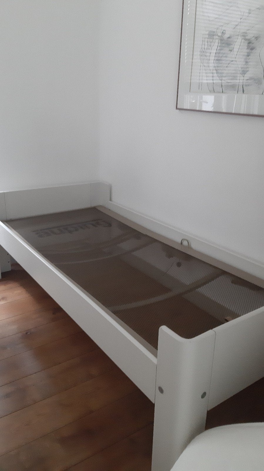 Origineel auping Auronde bed., Huis en Inrichting, Slaapkamer | Bedden, Ophalen, 90 cm, Eenpersoons, Wit