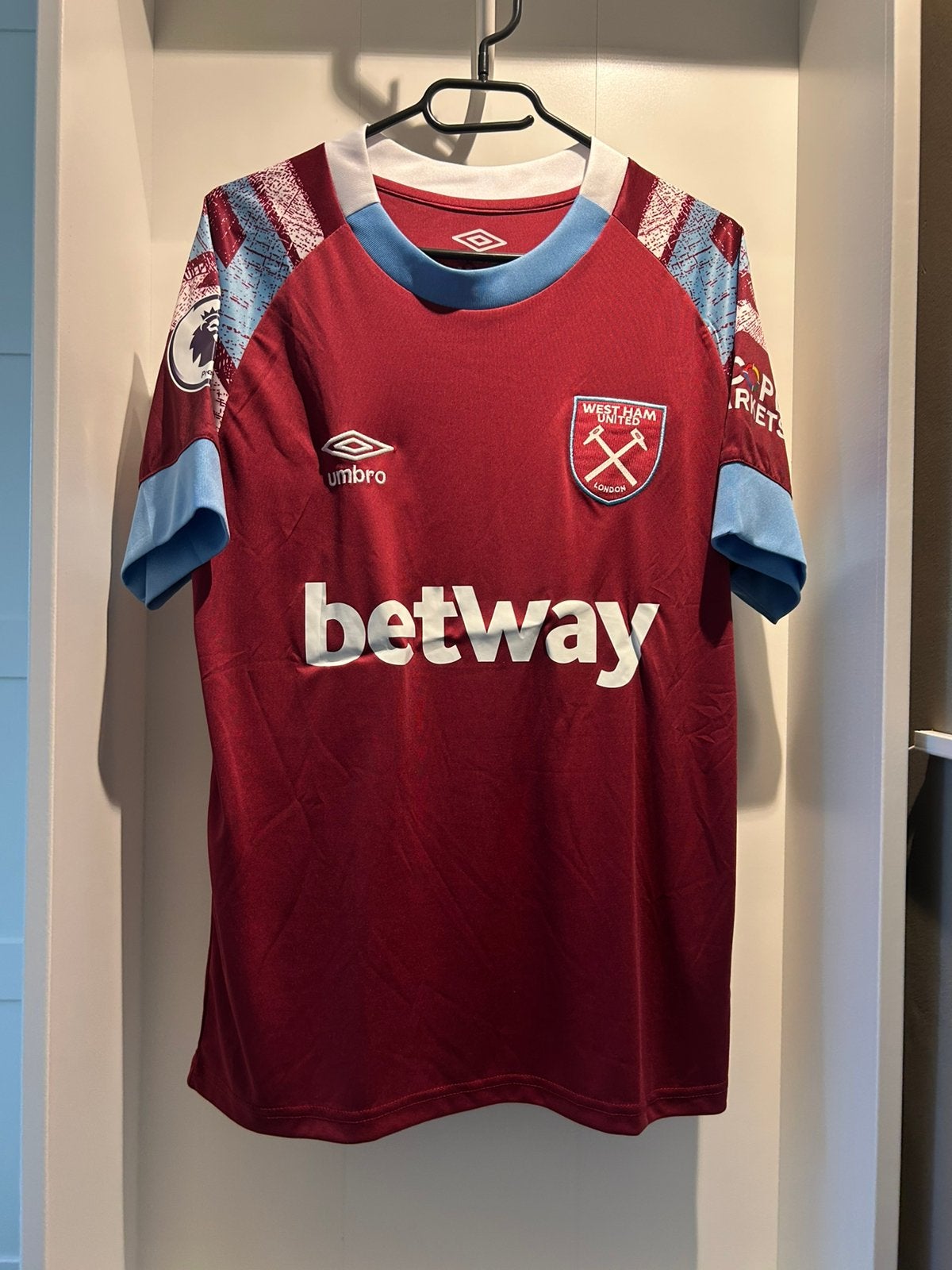 West Ham United thuis shirt 22/23 Declan Rice, Ophalen of Verzenden, Zo goed als nieuw, Shirt